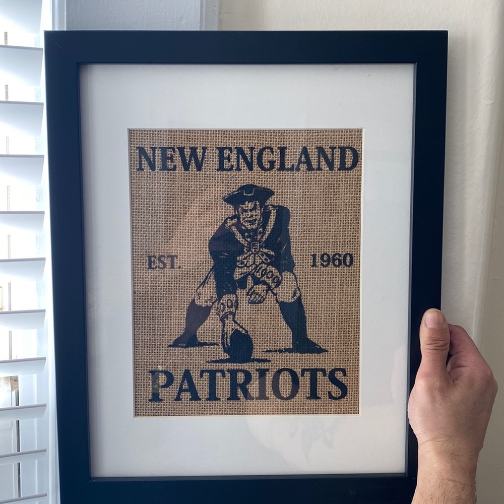 Old New England Patriots mascot